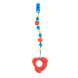 Pacifinder Beaded Pacifier Clip + Bonus Baby Silicone 0m+